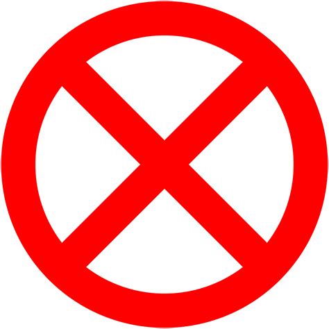 no sign clip art.